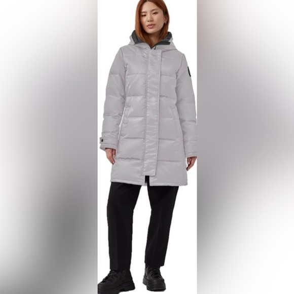 Canada Goose Black Label 2025 Shelburne Parka Down Feather Willow Grey NWT - Picture 2 of 12